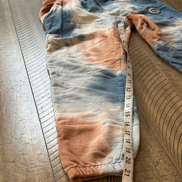 Tiny Whales 🐳 Tie-Dye Jogger 🏃 Pants Pockets Drawstring Aviator Nation Look 👀 - Picture 7 of 17